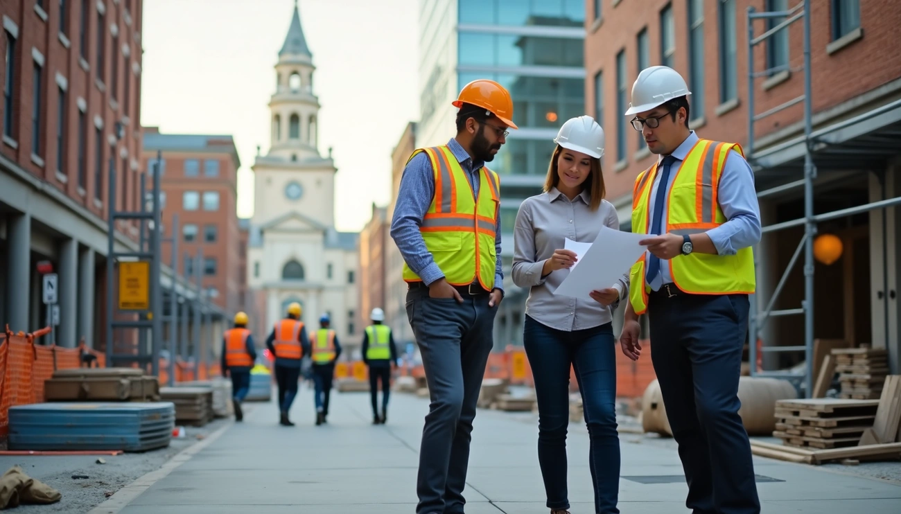 Construction manager interviewing staffing agency in Philadelphia