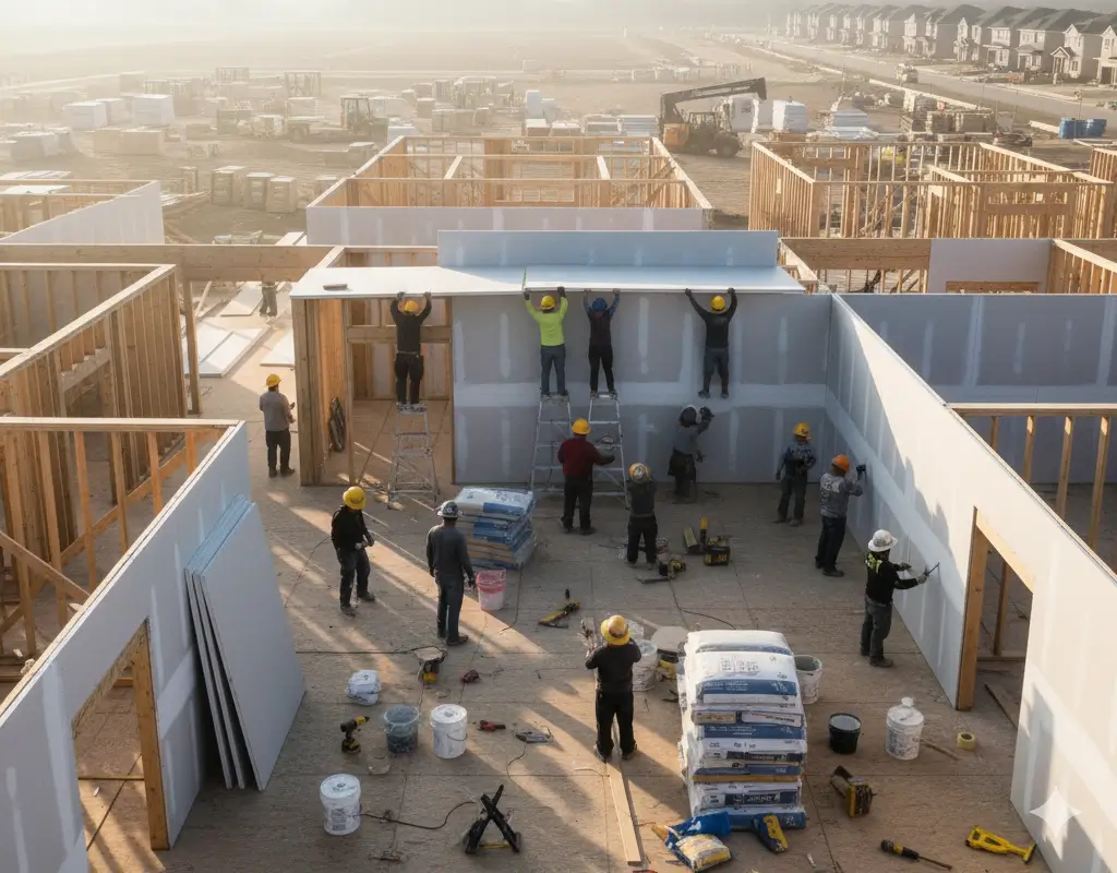 Drywall and gypsum pricing trends chart 2025