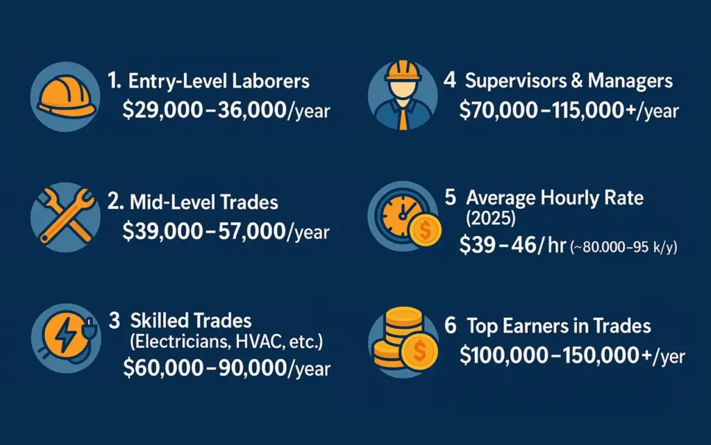 Philadelphia Salaries and Pay Rates for Trade Jobs in 2025