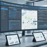 Commercial construction bidding dashboard with AI insights