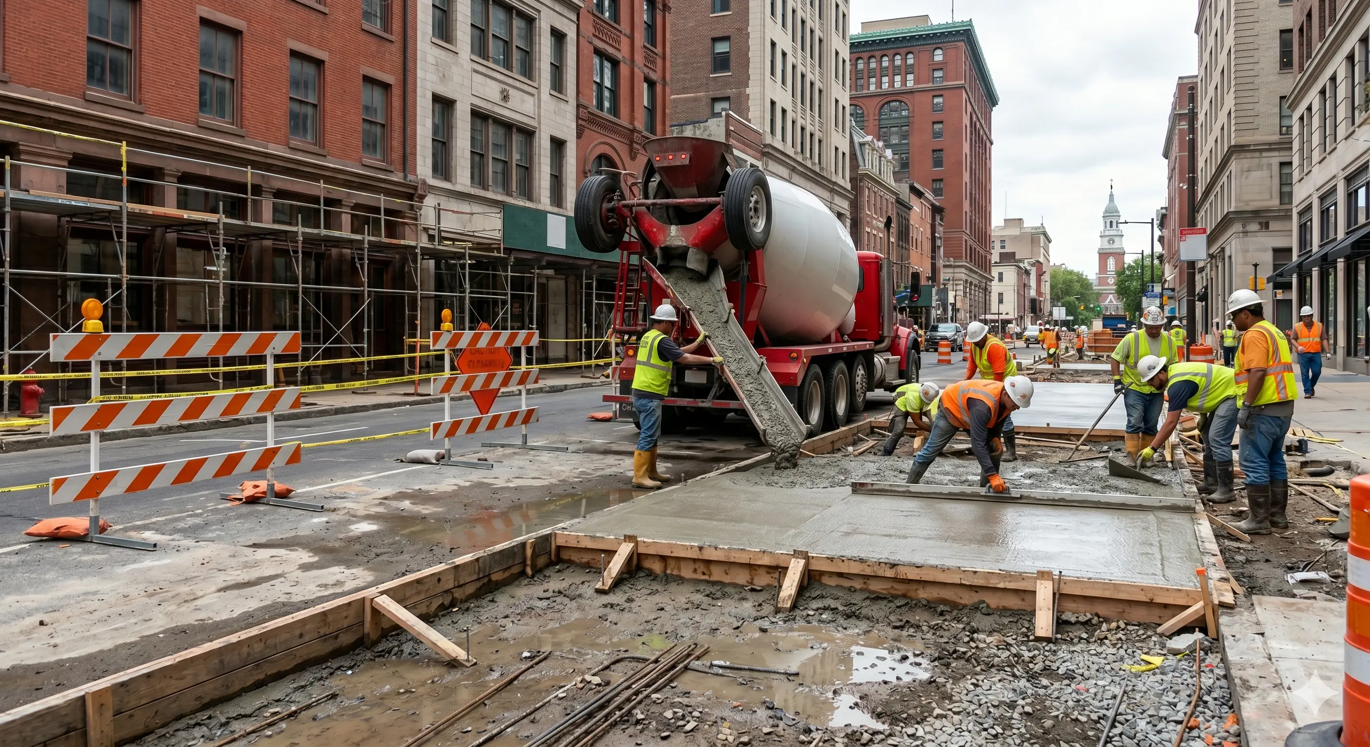 Philadelphia 250th Anniversary Construction Boom 2026 Concrete and Drywall