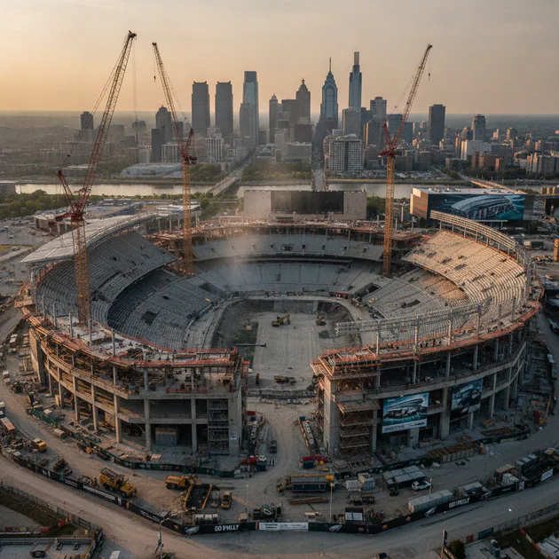 Philadelphia’s construction sector is experiencing a major surge driven by upcoming mega-events like the 2026 FIFA World Cup and MLB All-Star Game.