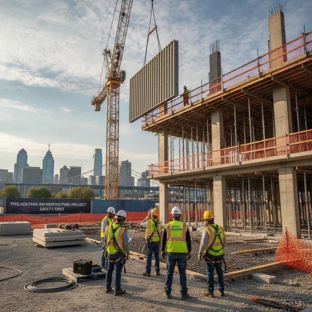 Following the CHOP garage collapse, ongoing scrutiny of precast concrete suppliers highlights critical safety and regulatory risks in Philadelphia projects.